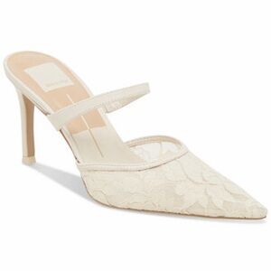 Dolce Vita Katik White Floral Heels